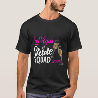 Vegas Bride Squad 2026 Married in Vegas T-Shirt