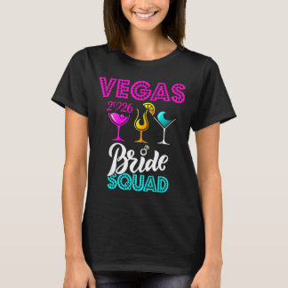 Vegas Bride Squad 2026 Married in Vegas T-Shirt