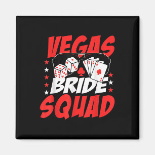 Vegas Bride Squad Wedding Bachelorette Party Magnet