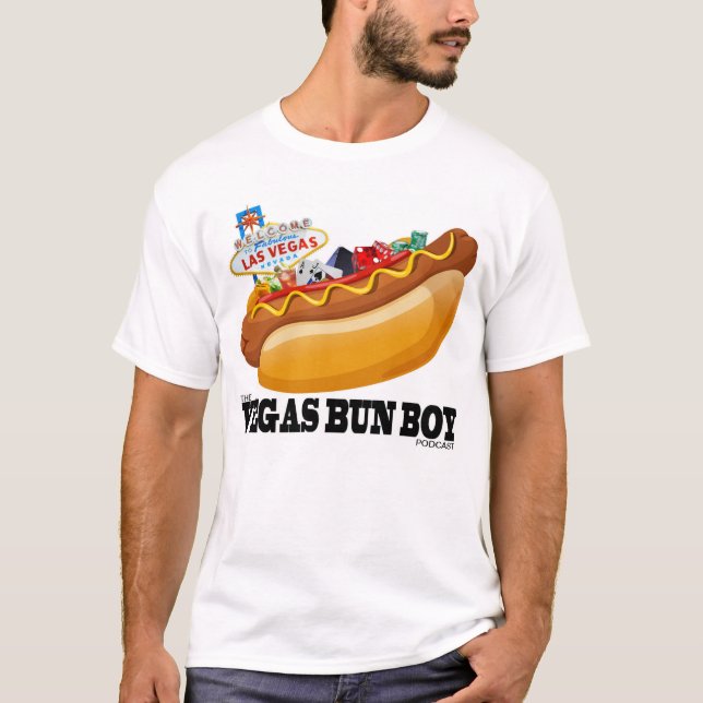 Vegas Bun Boy Hotdog Logo T-Shirt (Front)
