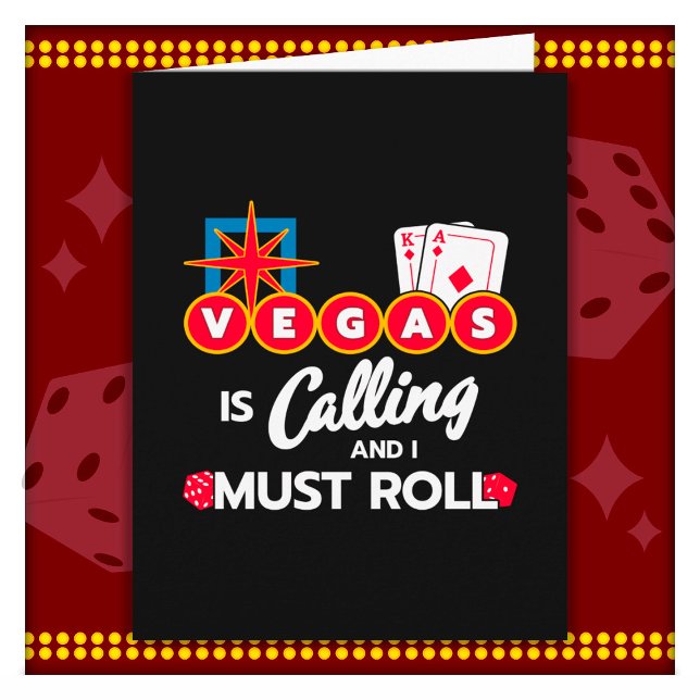 Vegas Calling Party in Las Vegas Trip Las Vegas Card (Creator Uploaded)