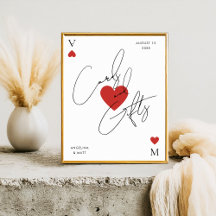 Vegas Casino Playing Card Cards & Gifts Sign