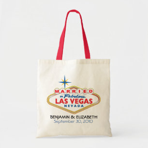 Vegas Destination Wedding Commemorative Tote