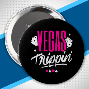 Vegas Girls Trip - Vegas Birthday - Vegas Vacation 10 Cm Round Badge
