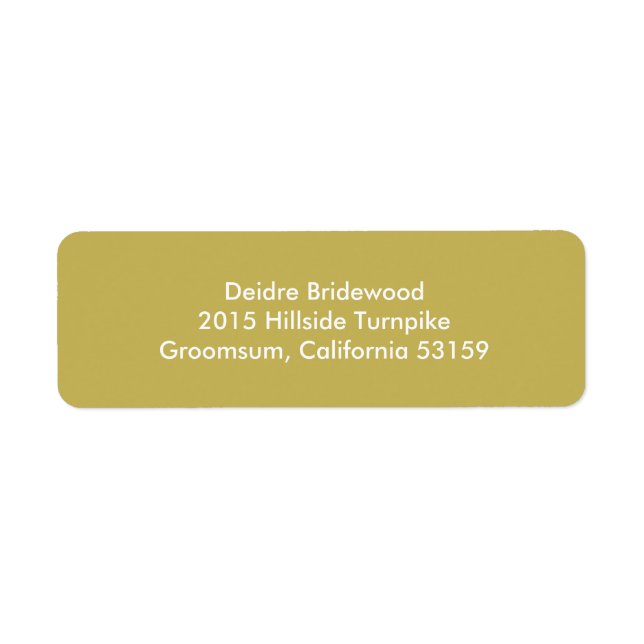 Vegas Gold Contemporary Solid Colour (Front)