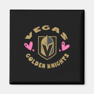 Vegas Golden Knights Valentine Hearts Officially L Magnet