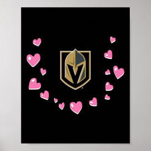 Vegas Golden Knights Valentine Love Officially Lic Poster