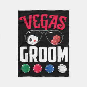 Vegas Groom Bride Engagement Vegas Bachelorette Pa Fleece Blanket