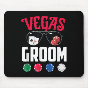Vegas Groom Bride Engagement Vegas Bachelorette Pa Mouse Mat