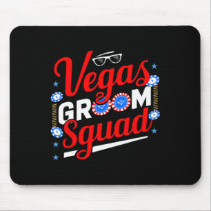 Vegas Groom Squad Vegas Bachelor Party Married In Mouse Mat