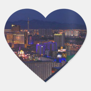 VEGAS HEART STICKER