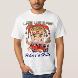 Vegas Joker's Wild View Large Image below T-Shirt