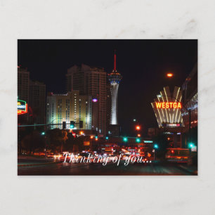 Vegas Paradise Road Postcard