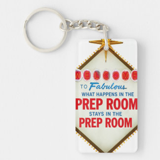 Vegas Prep Room Funny Keychain