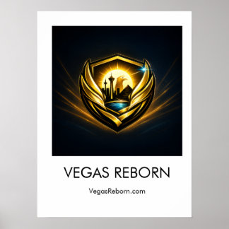 Vegas Reborn Gold Crest Las Vegas Poster