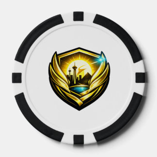 Vegas Reborn Gold Crest Poker Chips