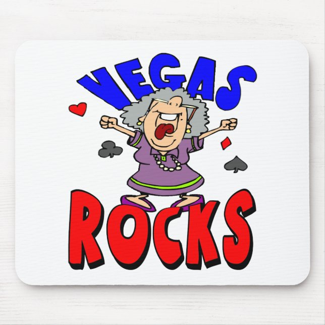 Vegas Rocks Mouse Mat (Front)