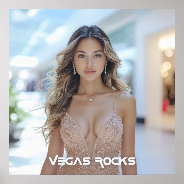 VEGAS ROCKS POSTER (Front)