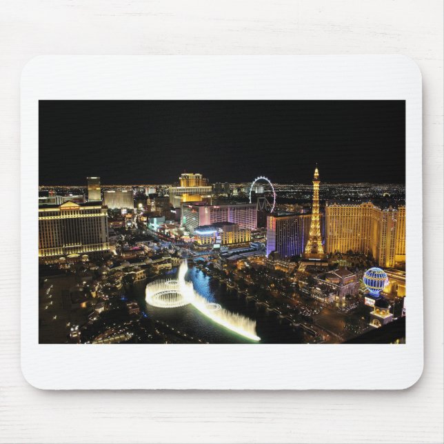 Vegas Skyline Mouse Mat (Front)