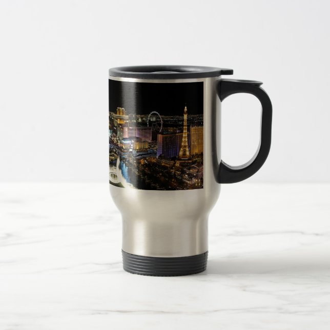 Vegas Skyline Travel Mug (Right)