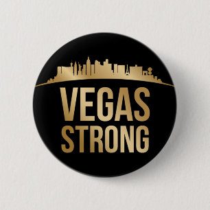 Vegas Strong 6 Cm Round Badge