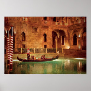 Vegas - Venetian - The Gondola's of Venice Poster