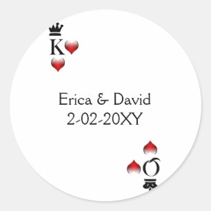 Vegas wedding envelope seal