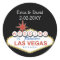 Vegas wedding envelope seal