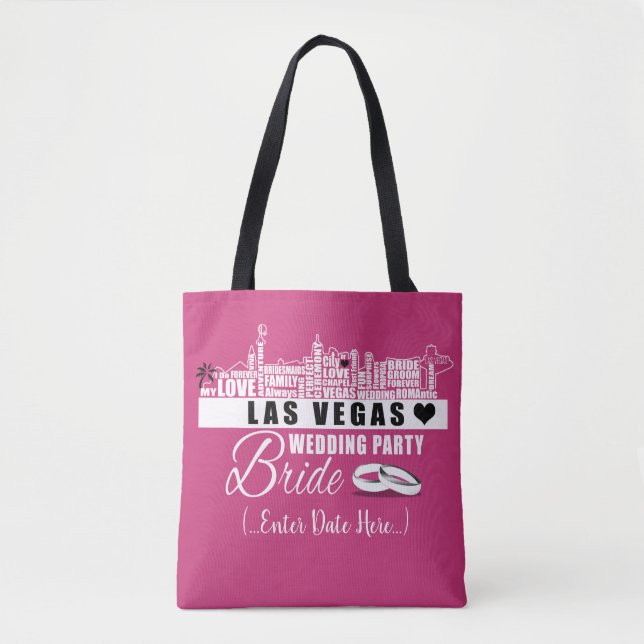 Vegas Wedding Gift Ideas - Bride Wedding Bag (Front)
