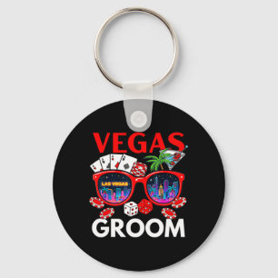 Vegas Wedding Groom-Squad 2026 Bachelor Party Key Ring