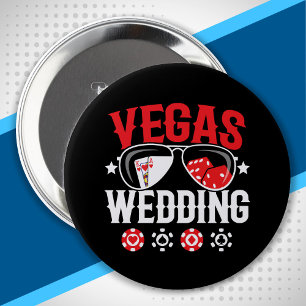 Vegas Wedding Party  - Vegas Bachelor Party Squad 10 Cm Round Badge