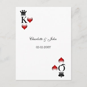 Vegas Wedding rsvp card