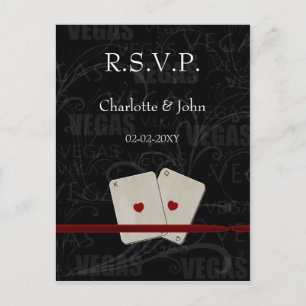Vegas Wedding rsvp card