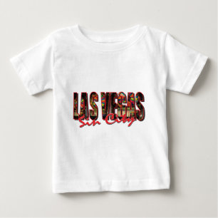 VEGAS WORD and Sin City Baby T-Shirt
