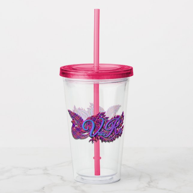VegasRae Phoenix Acrylic Tumbler (Front)