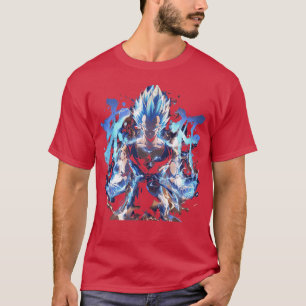 Vegeta Super Saiyan Blue Aura Fan graphic friend T-Shirt