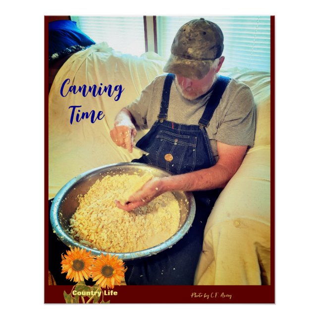 Vegetable Canning / Country Life - Plants Poster (Front)