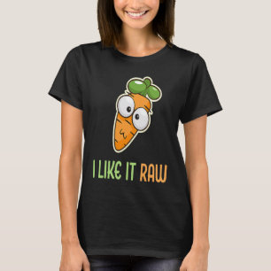 Vegetable Carrot I Like It Raw Vegan Lifestyle  2 T-Shirt