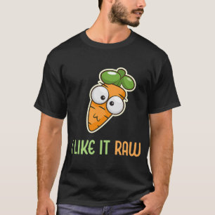 Vegetable Carrot I Like It Raw Vegan Lifestyle  2 T-Shirt