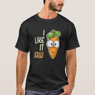Vegetable Carrot I Like It Raw Vegan Lifestyle 2 T-Shirt