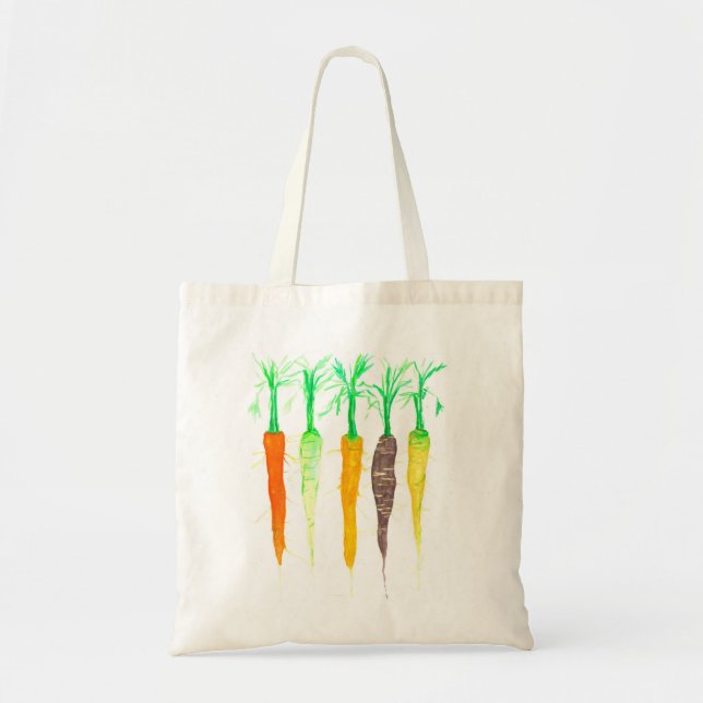 Vegetable Carrots Farmers Market Tote Bag (Front)