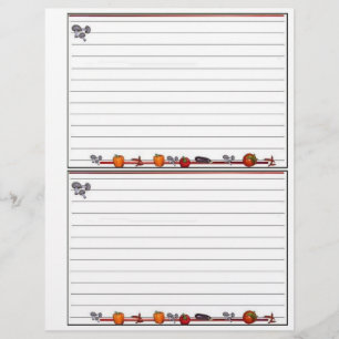 Vegetable design Recipe Pages for Recipe Binder