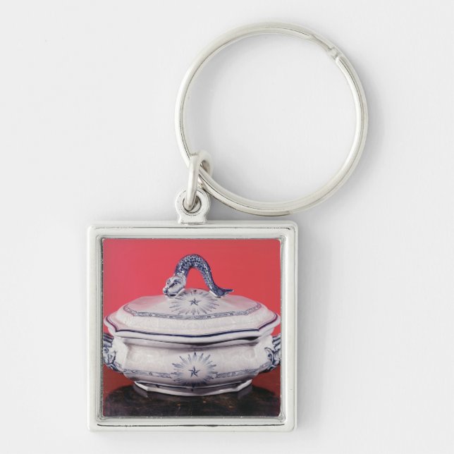 Vegetable dish belonging to Carl Linnaeus Key Ring (Front)