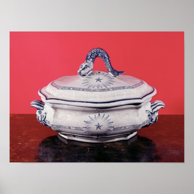 Vegetable dish belonging to Carl Linnaeus Poster (Front)