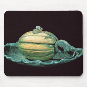 Vegetable dish in the form of a pumpkin mouse mat