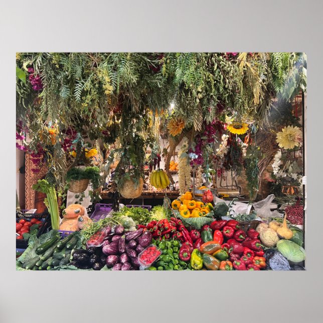 Vegetable Farm Stand Poster (Front)
