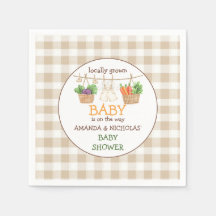 Vegetable Farmers Market Baby Shower 