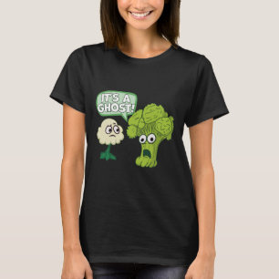 Vegetable Food Scared Broccoli and Cauliflower Its T-Shirt