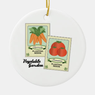 Vegetable Garden Ceramic Tree Decoration