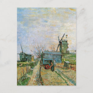 Vegetable Garden in Montmartre by Vincent van Gogh Postcard